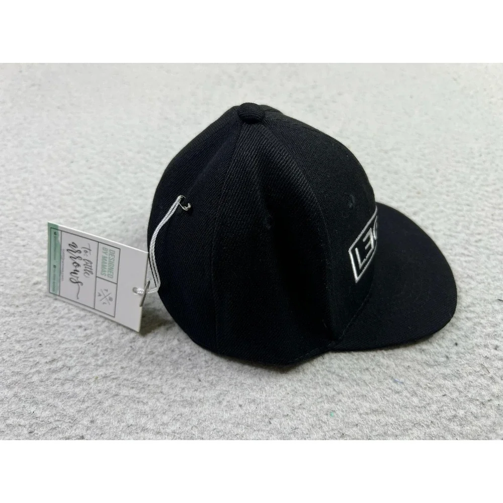 To Little Arrows Hat Cap Snap Back Baby Black White Legacy Embroidered OSFA